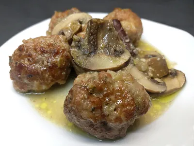 Albóndigas con manzana y canela