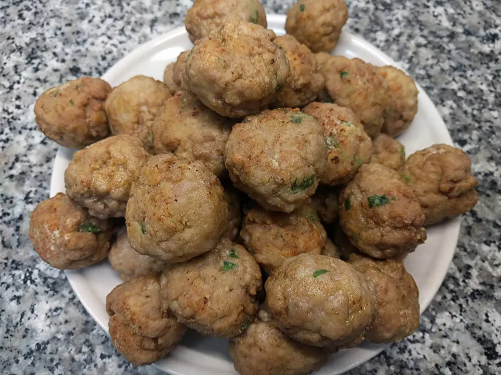 Albóndigas fritas