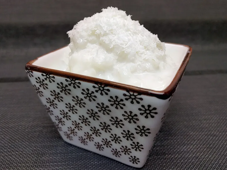 Arroz con leche de coco