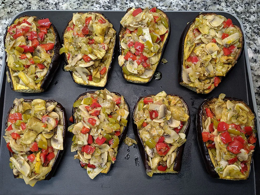 Berenjenas rellenas.