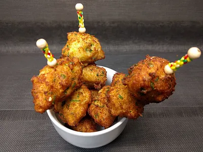 Buñuelos de bacalao