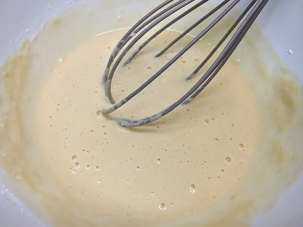 Mezcla base de harina, huevos, levadura y sal