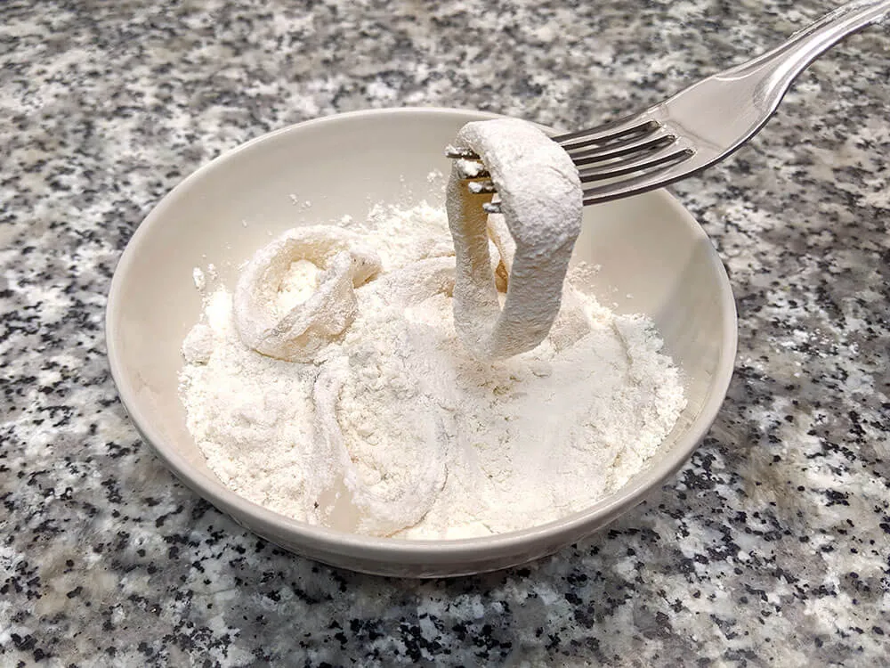 Calamares enharinados.