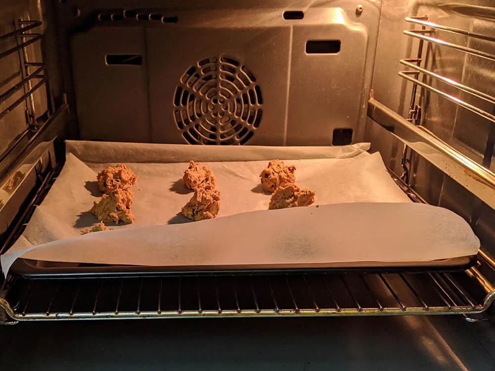 Cookies listas para hornear.