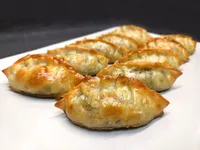 Crestas de puerro, champiñones y ceps