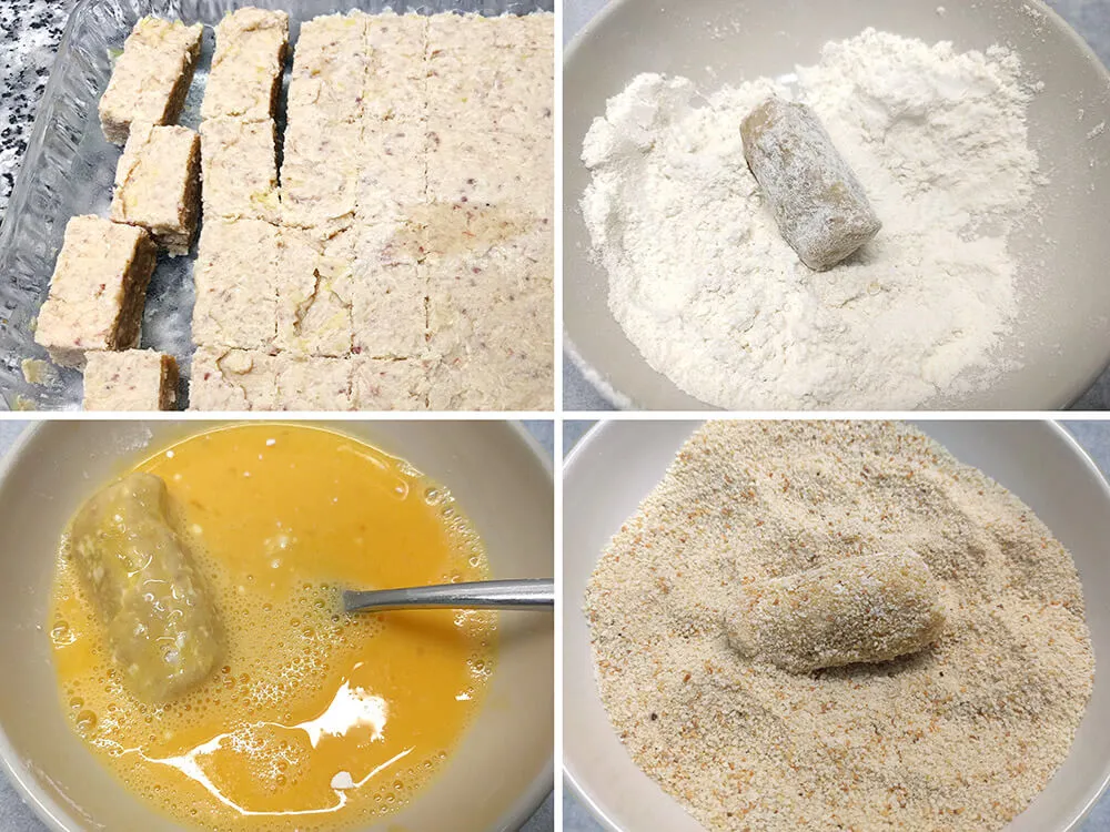 Pasos a seguir para rebozar las croquetas