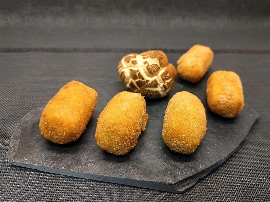 Croquetas de ceps y foie