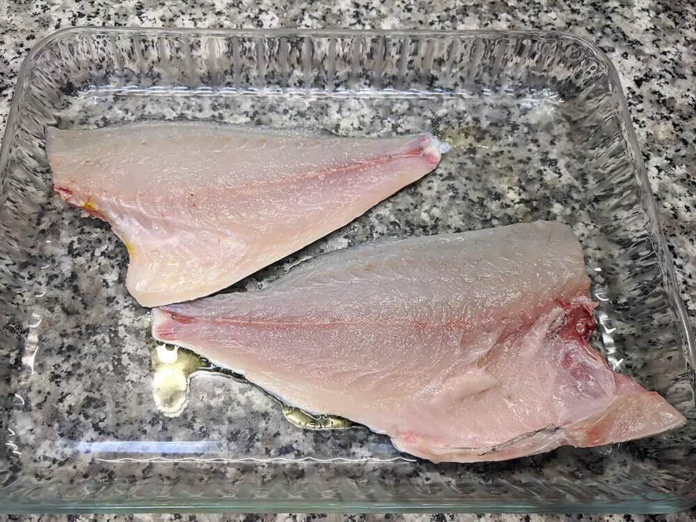 Dorada lista para hornear.