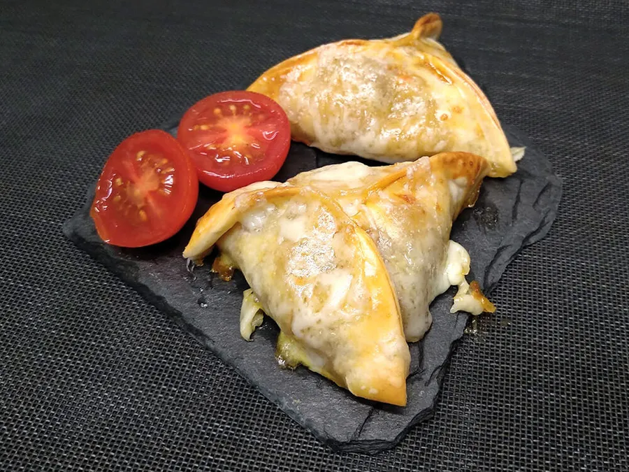 Presentación de las Empanadillas de ternera y manzana.