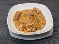 Segunda presentación de los fideos con salchichas