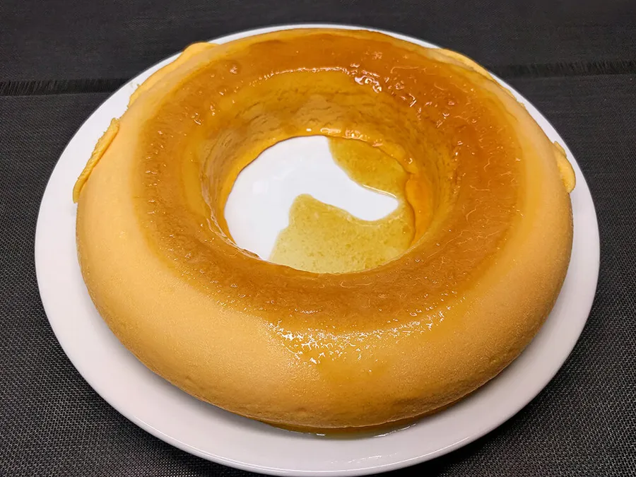 Flan de calabaza.