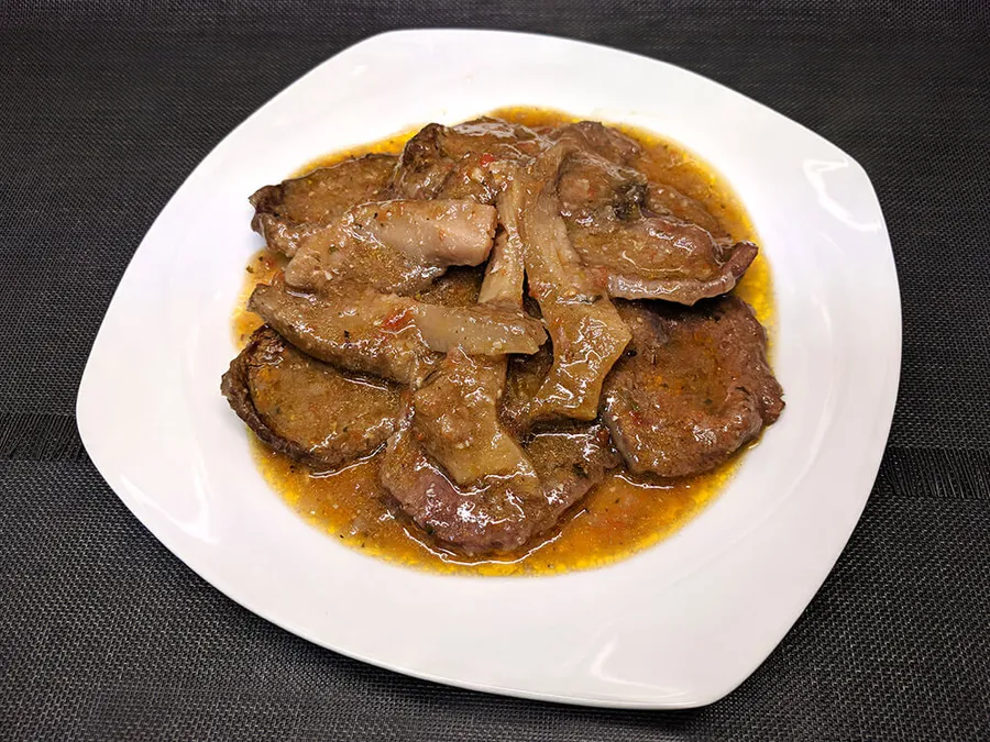 Presentación del fricandó.