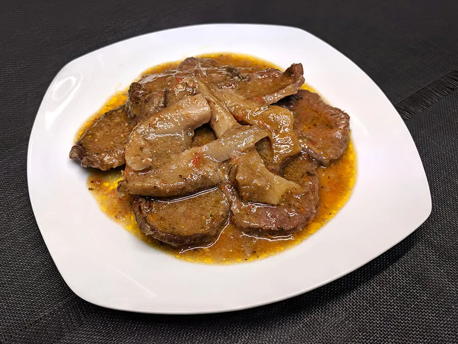 Presentación del fricandó.