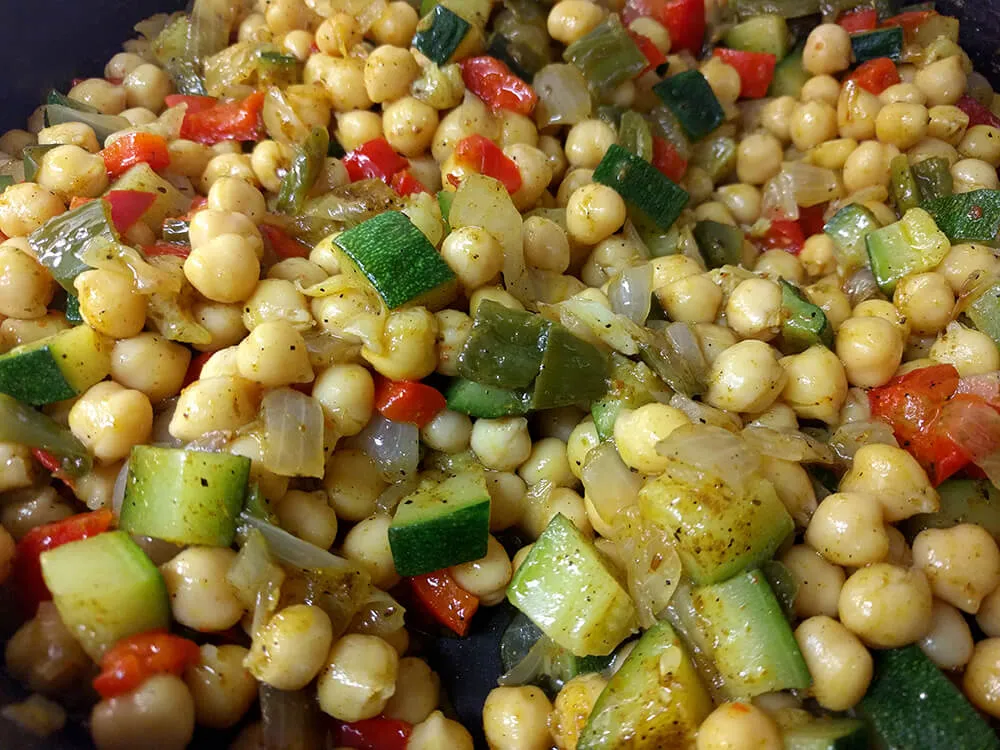 Garbanzos al Ras al hanut