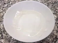 Gelatina neutra en remojo.