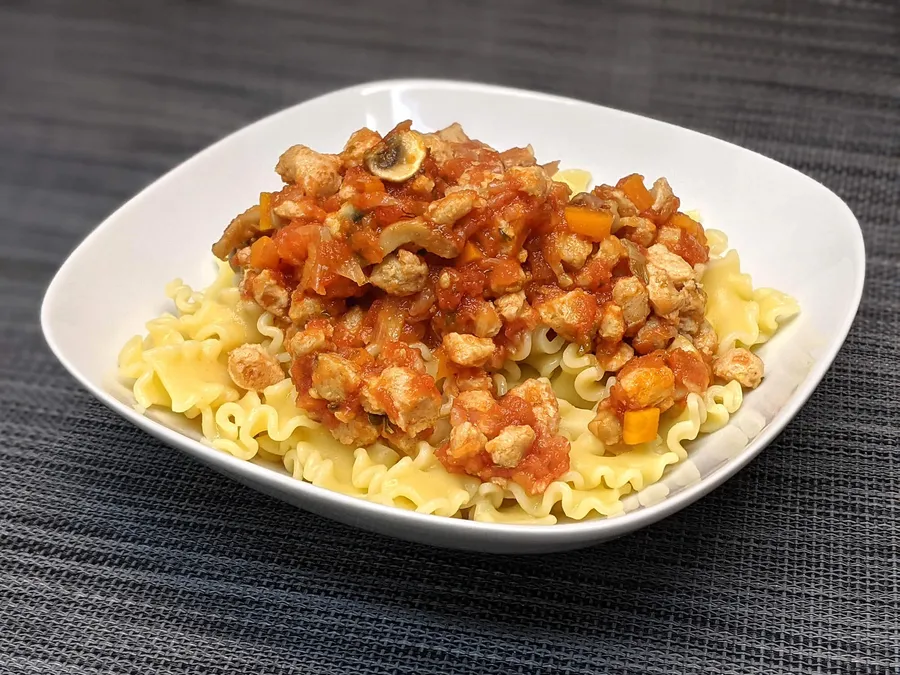 Primera presentación de la mafalda con soja texturizada