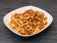 Segunda presentación de la mafalda con soja texturizada