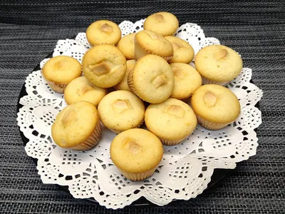 Magdalenas chocolate blanco