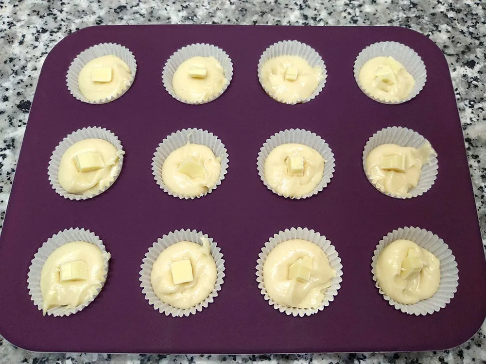 Magdalenas en molde.