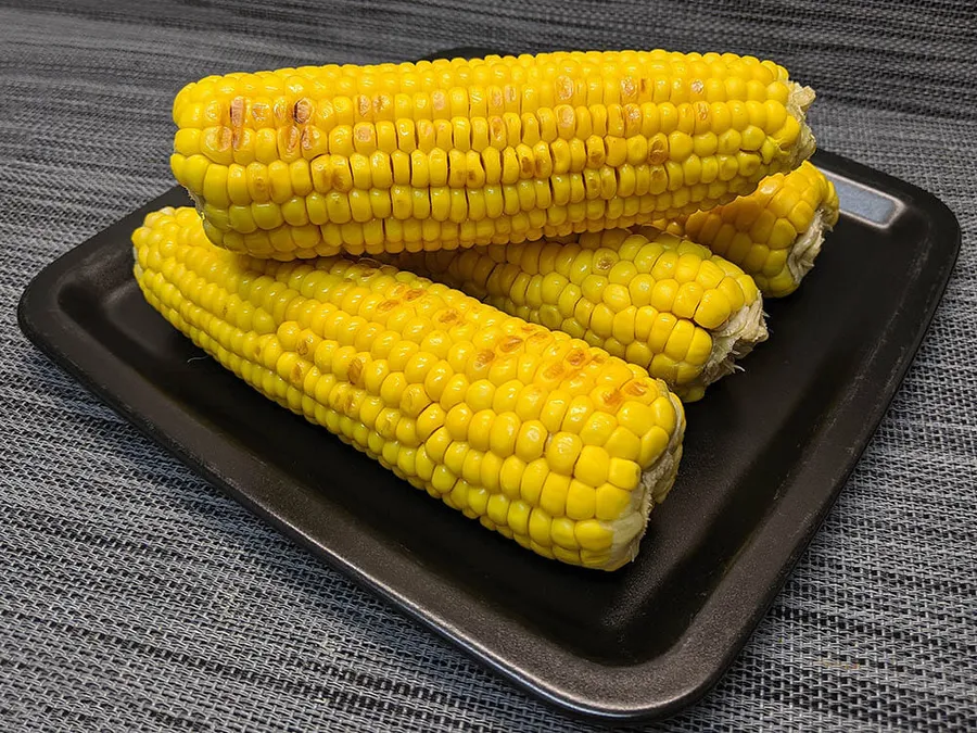 Presentación de las mazorcas al horno