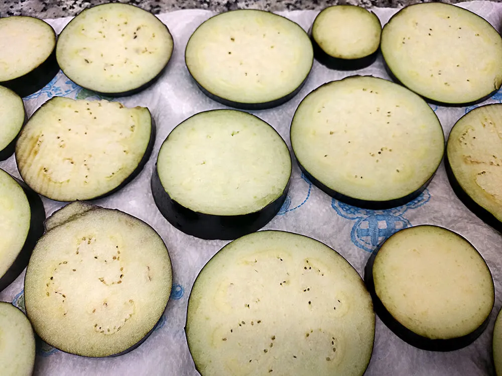 Rodajas de berenjena