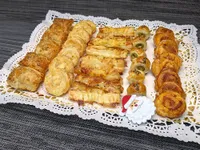 Presentación de las pastas saladas de hojaldre