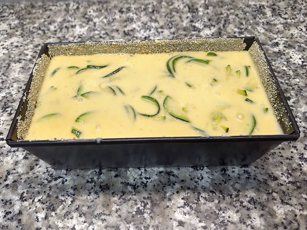 Molde con listo para hornear.