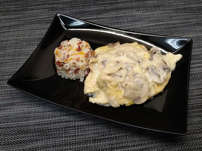Pechugas de pollo con bechamel