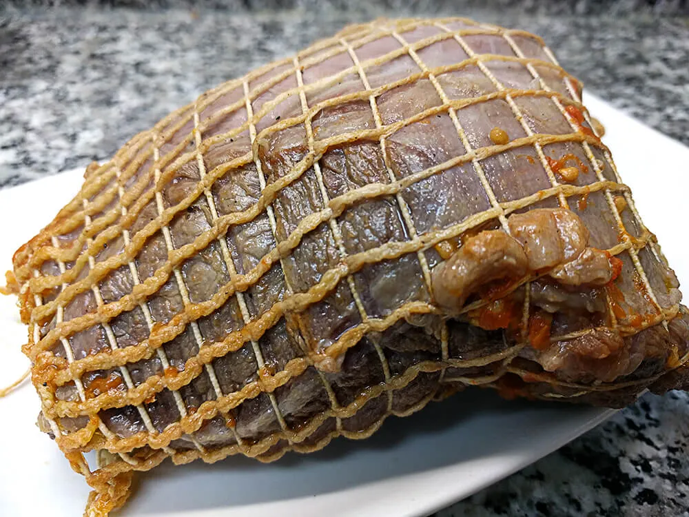Redondo de ternera cocinado