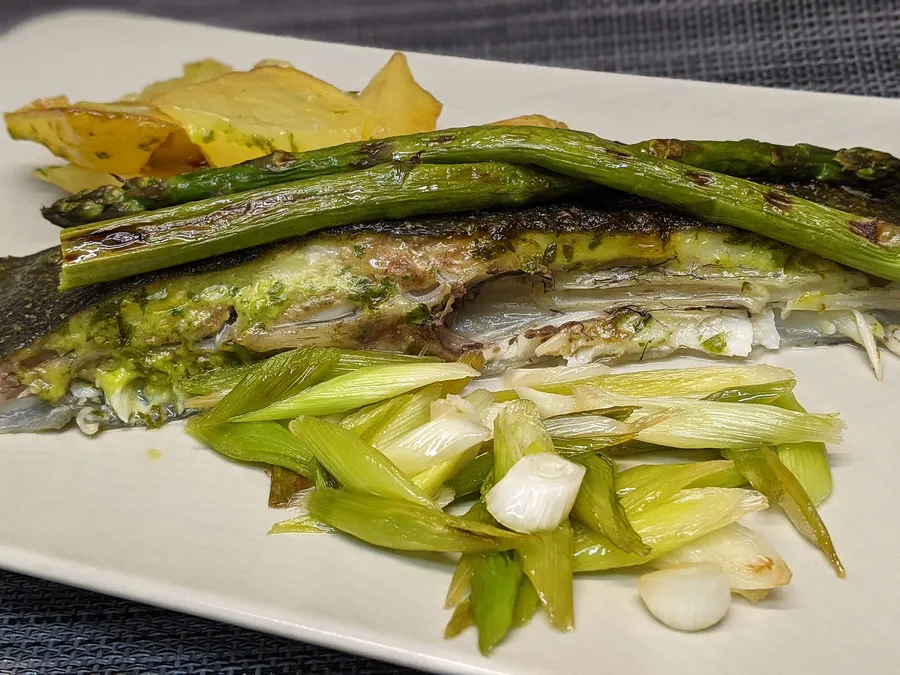 Segunda presentación del rodaballo al horno