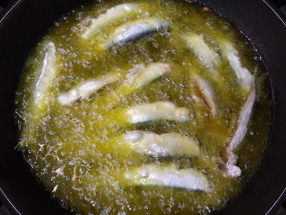 Sardinas en aceite de oliva.