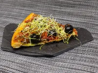 Segunda presentación de la tatín de tomates cherry.